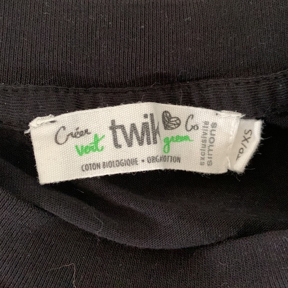 Cropped black t-shirt - Picture 3 of 3